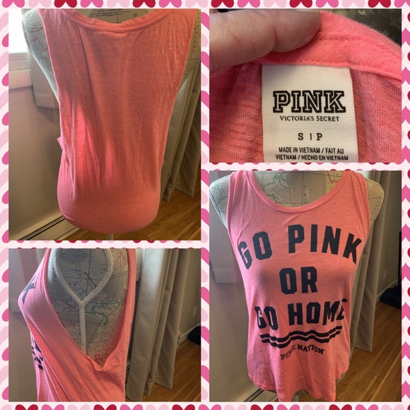 PINK Victoria's Secret Tops - Pink Victoria’s Secret Pink Nation Tank Top